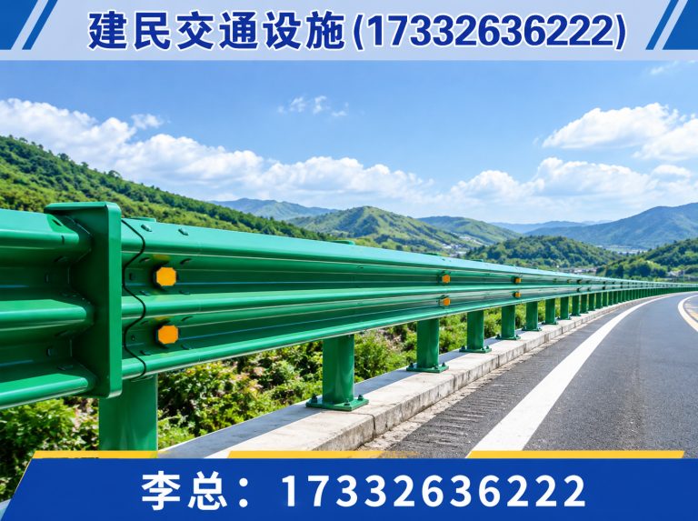 固安县公路护栏展示图
